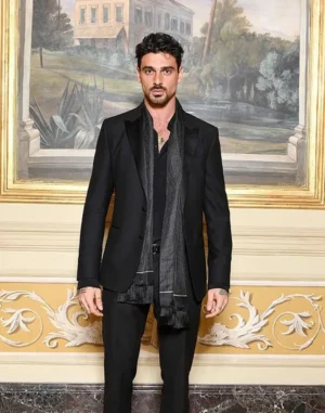Michele Morrone Black Suit