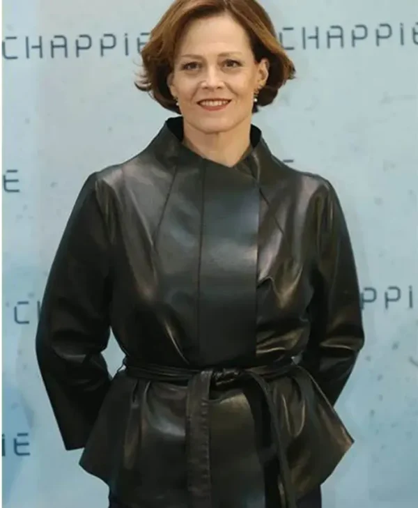 Michelle Bradley Chappie Black Faux Leather Jacket