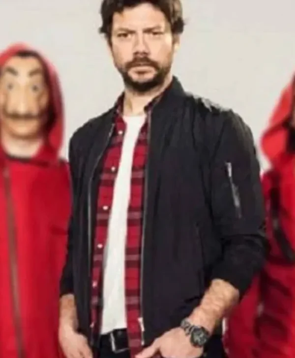 Money Heist El Profesor Black Jacket