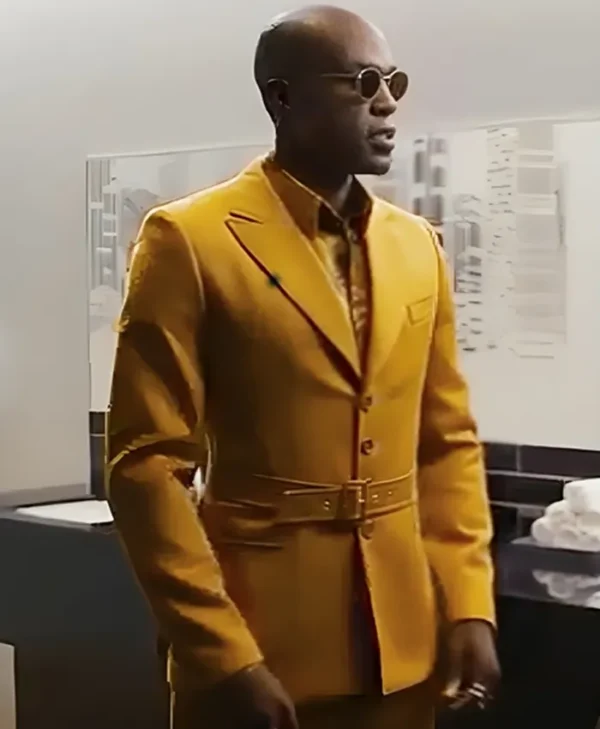 Morpheus The Matrix Resurrections 04 Yellow Blazer Suit