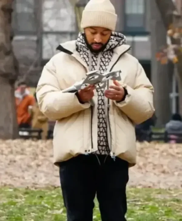 NYC John Legend Holiday Puffer Jacket