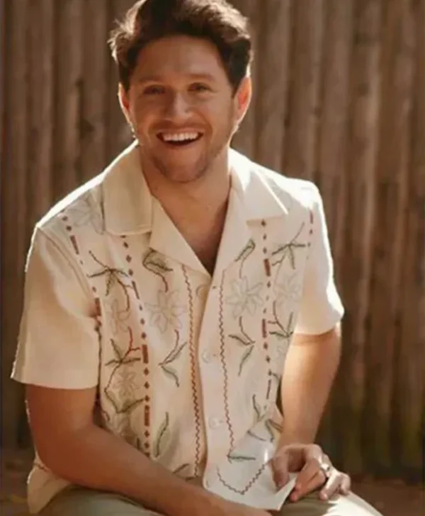 Niall Horan Floral White Shirt