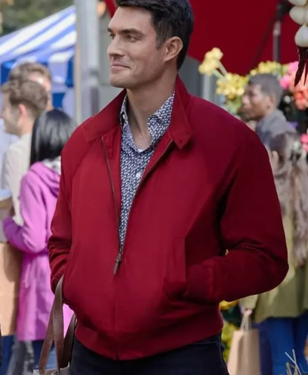 Notes of Autumn Peter Porte Red Cotton Jacket