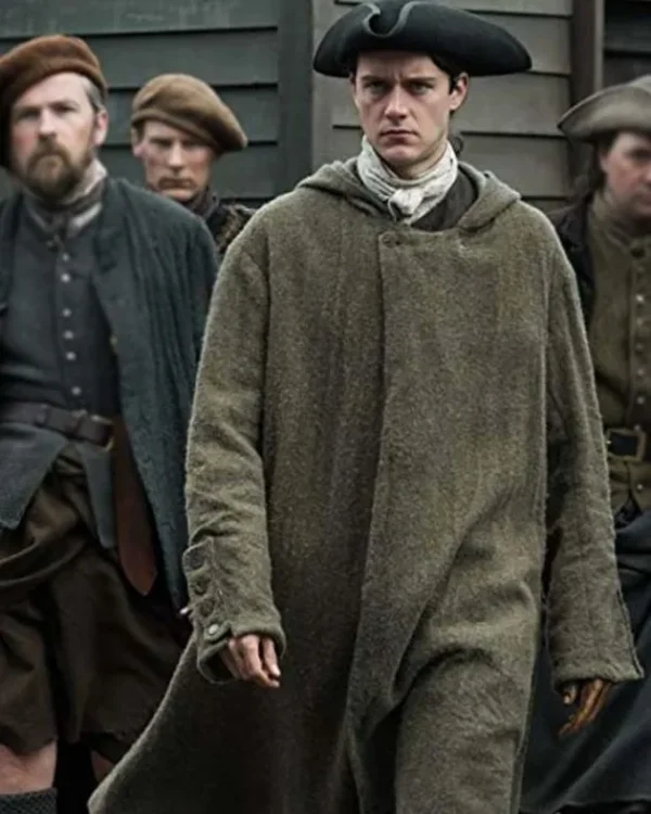 Outlander S04 Fergus Hooded Long Coat