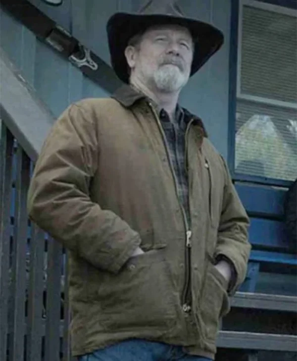 Peter Mullan Ozark Brown Cotton Jacket