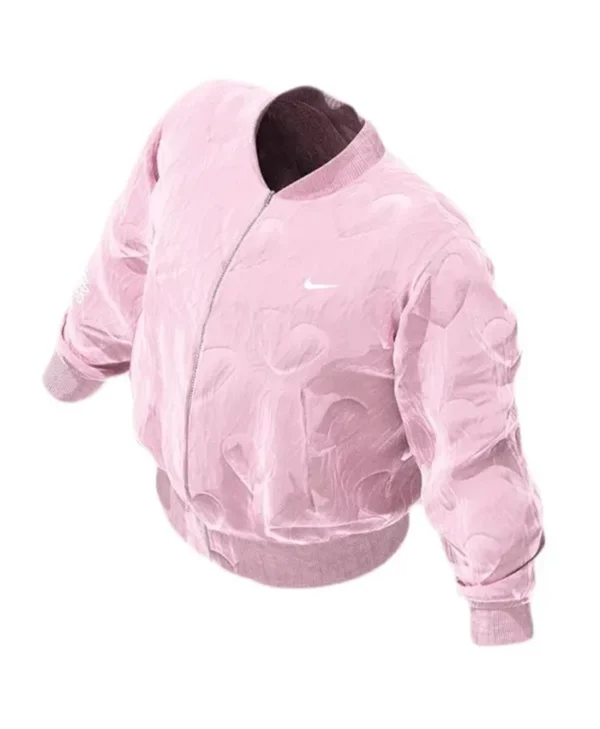 Pink Drake Laugh Now Cry Later Bomber Jacket