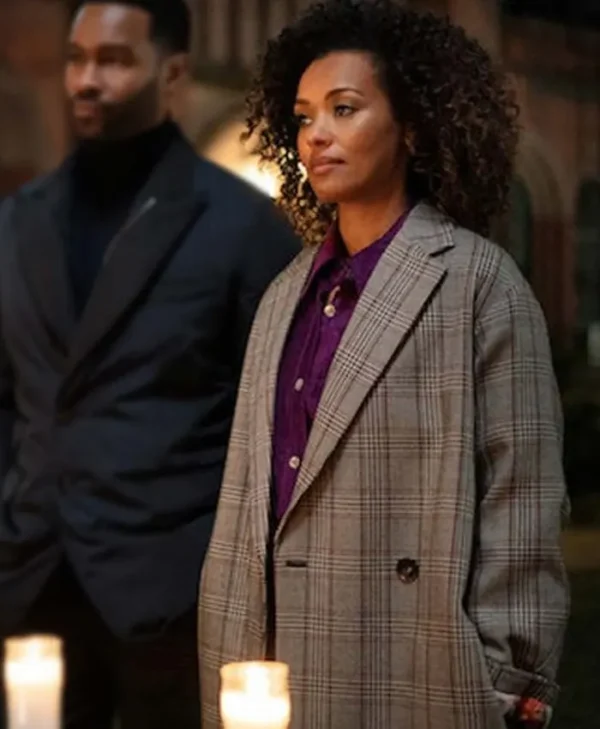 Power Book II Ghost Caridad Milgram Wool Trench Coat