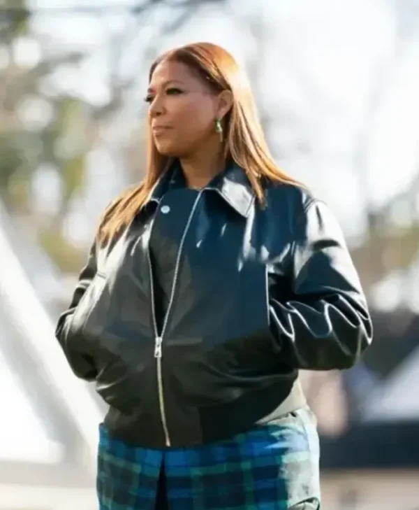 Queen Latifah The Equalizer Black Leather Jacket