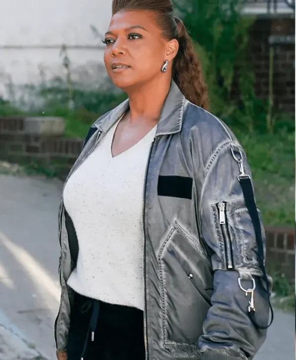 Queen Latifah The Equalizer Grey Utility Jacket