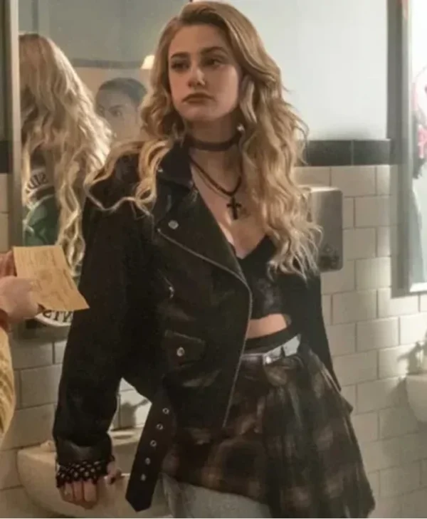 Riverdale S03 Betty Cooper Black Biker Jacket