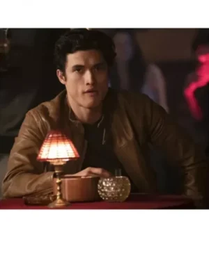 Riverdale S03 Charles Melton Leather Brown Jacket