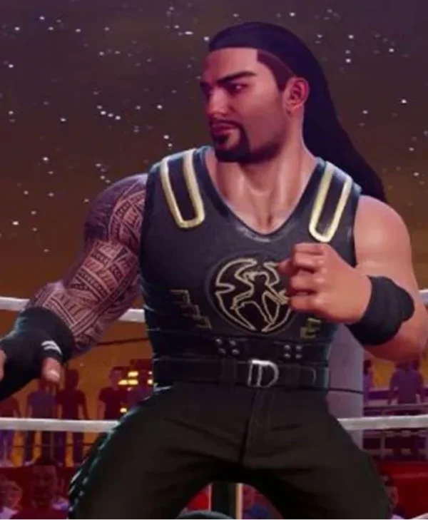 Roman Reigns WWE 2k Battleground Black Vest