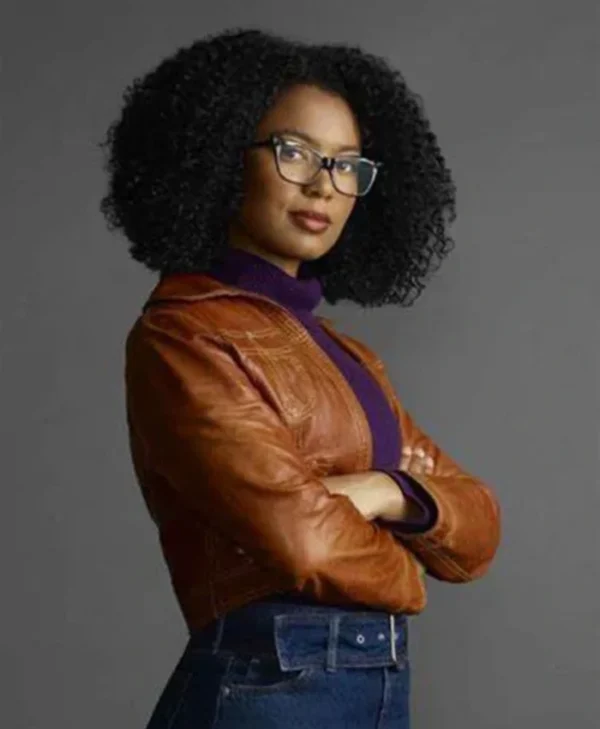 Rosalind Walker Chilling Adventures Sabrina of Cropped Leather Jacket