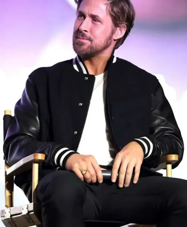 Ryan Gosling Black Bomber Jacket