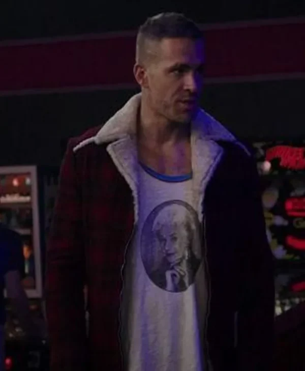 Ryan Reynolds Movie Deadpool Faux Fur Coat