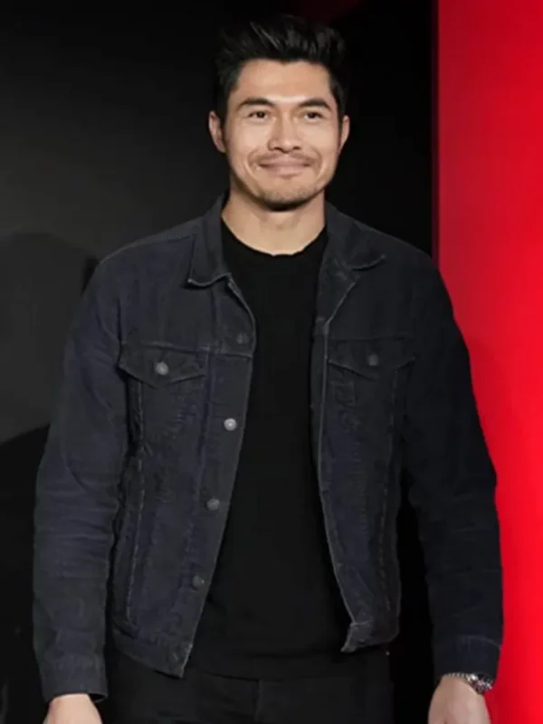 Snake Eyes Henry Golding Black Trucker Denim Jacket