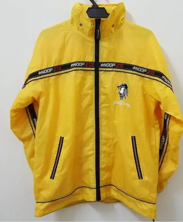 Snoop Dogg 90s Vintage 213 Yellow Nylon Jacket