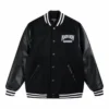 Snoop Dogg Chair Logo Varsity Black Jacket
