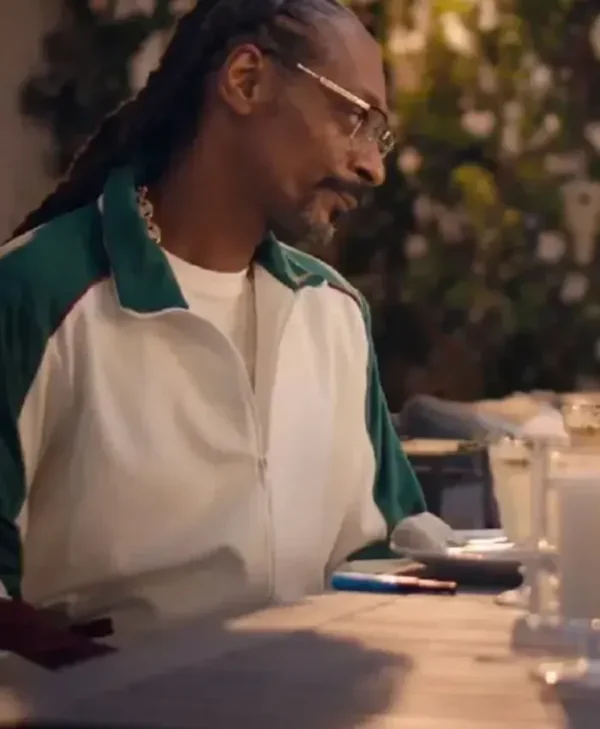 Snoop Dogg Singer Super bowl White and Green Jacket