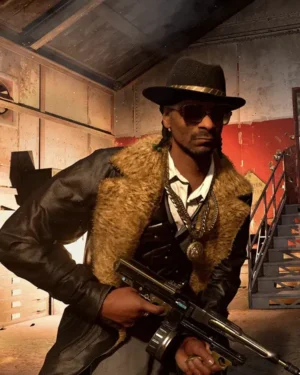 Call of Duty Snoop Dogg Shearling Coat