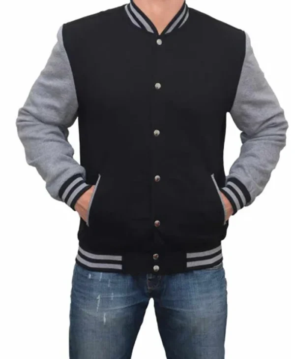 Southside Serpents Riverdale Black And Grey Varsity Jacket