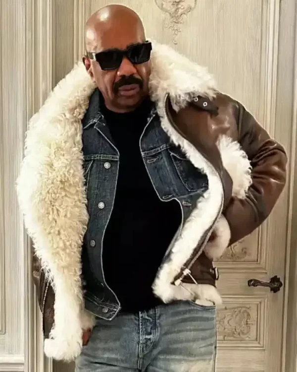 Steve Harvey Leather Jacket