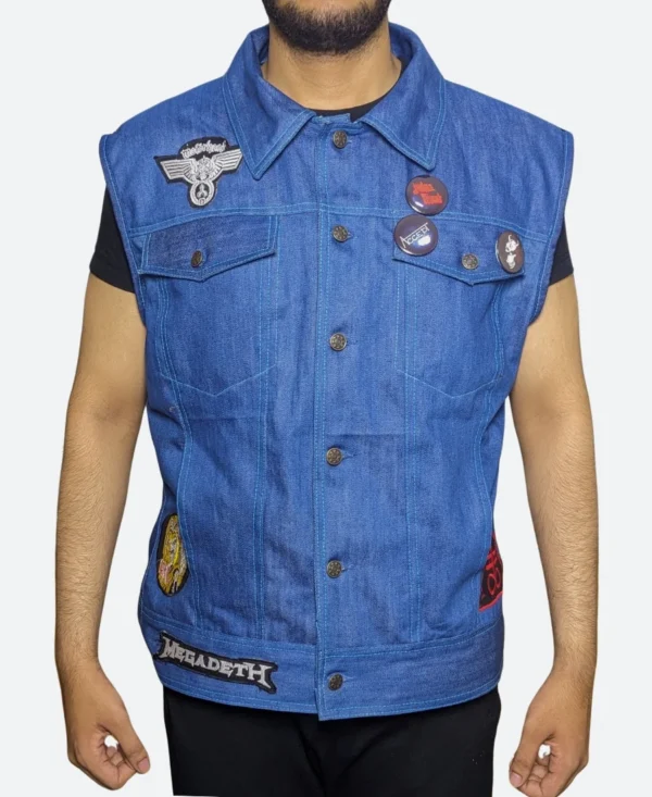 Stranger Things Eddie Munson Jean Blue Denim Vest