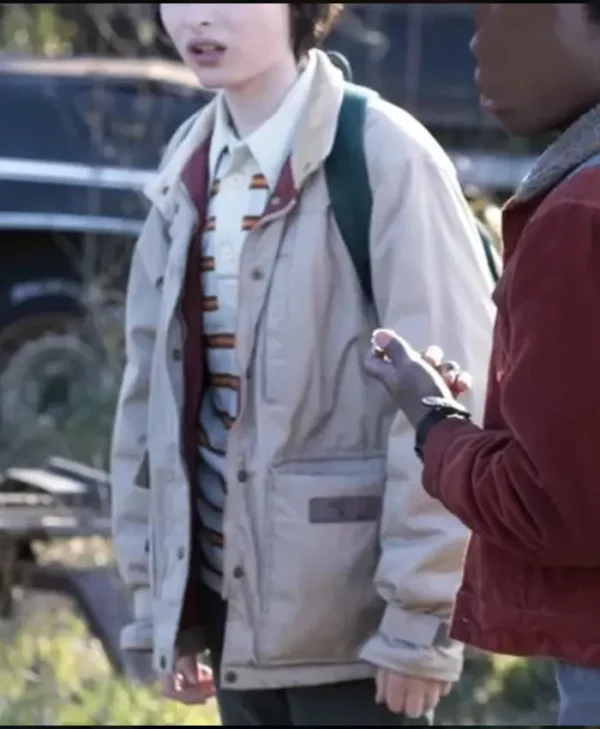 Stranger Things Finn Wolfhard Off Cotton White Jacket