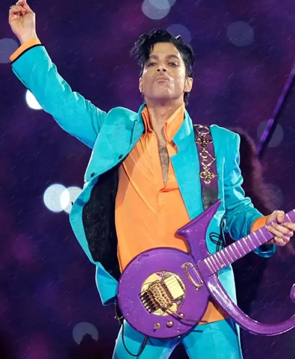 Super Bowl Prince Blue Suit