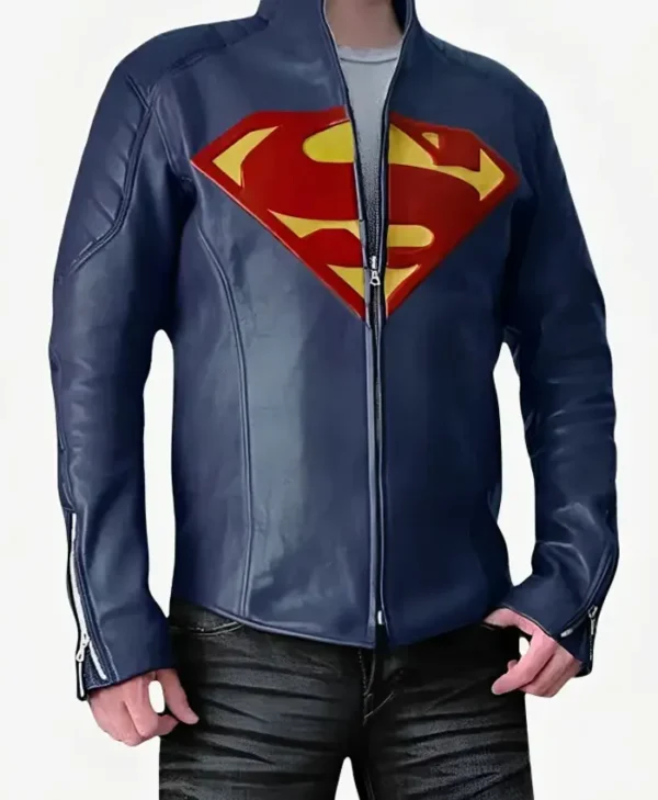 Superman Man Of Steel PU Leather Jacket