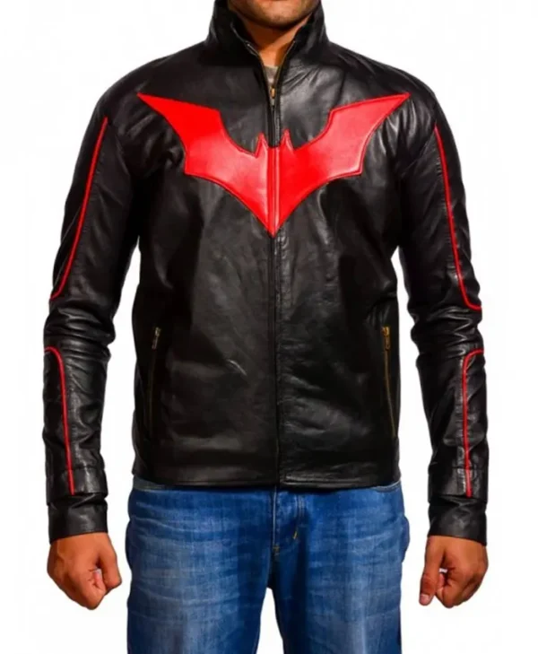 Terry Mcginnis Red Bat Logo Jacket