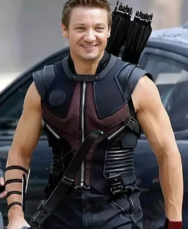 The Avengers Hawkeye Real Leather Costume Vest