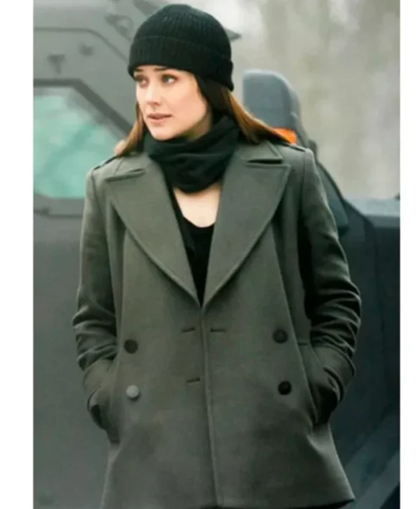 The Blacklist Megan Boone Double Breasted Coat