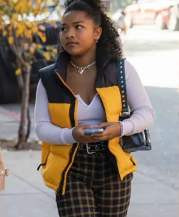 The Equalizer Laya DeLeon Hayes Black and Yellow Vest