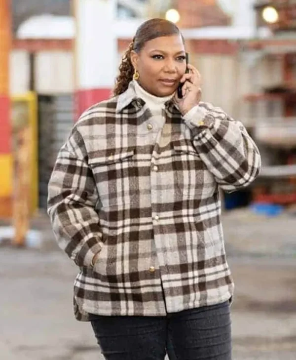 The Equalizer Robyn McCall Plaid Wool Jacket