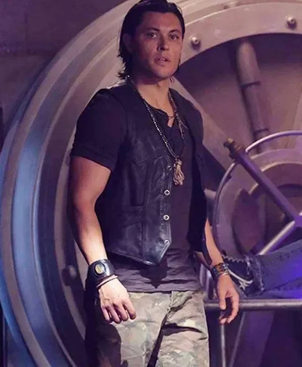 The Gifted John Proudstar Thunderbird Black Leather Vest