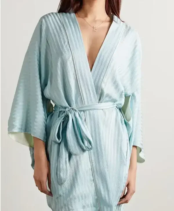 The Girls On the Bus 2024 Christina Elmore Silk Robe