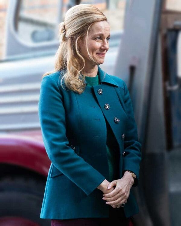 The Miracle Club 2023 Chrissie Teal Blue Coat