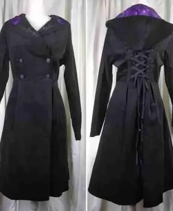 The Nightmare Before Christmas Black Hooded Coat