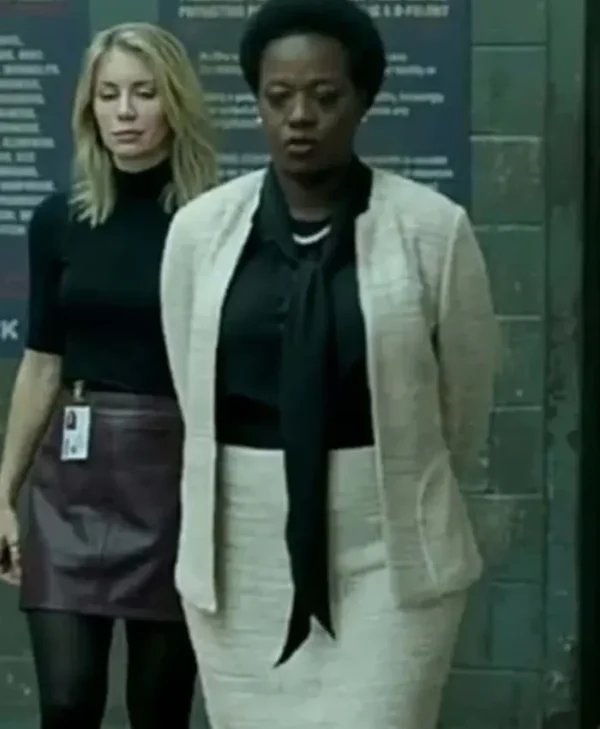 The Suicide Squad 2 Amanda Waller Wool Jacket