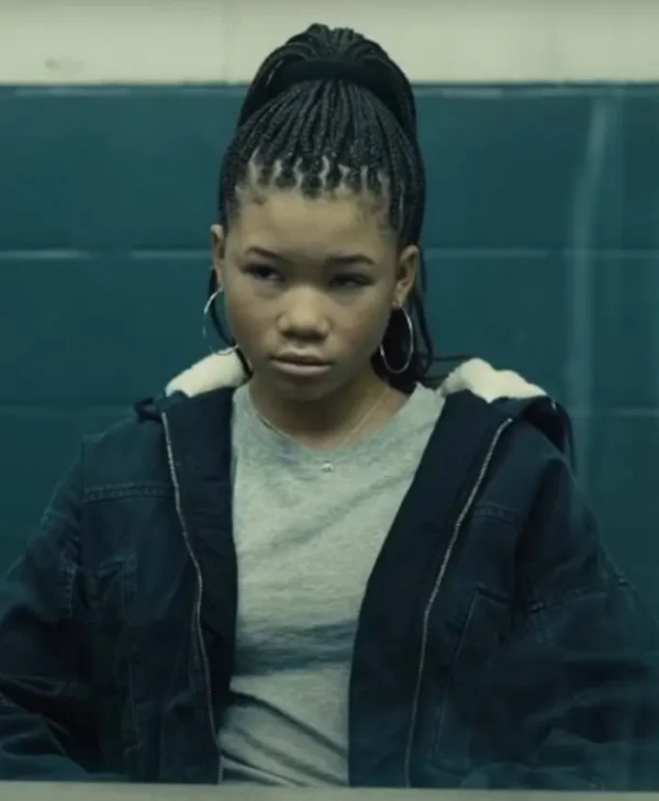 The Suicide Squad 2 Storm Reid Cotton Hooded Jacket