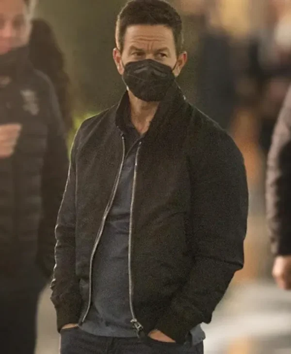 The Union Mark Wahlberg Black Bomber Jacket