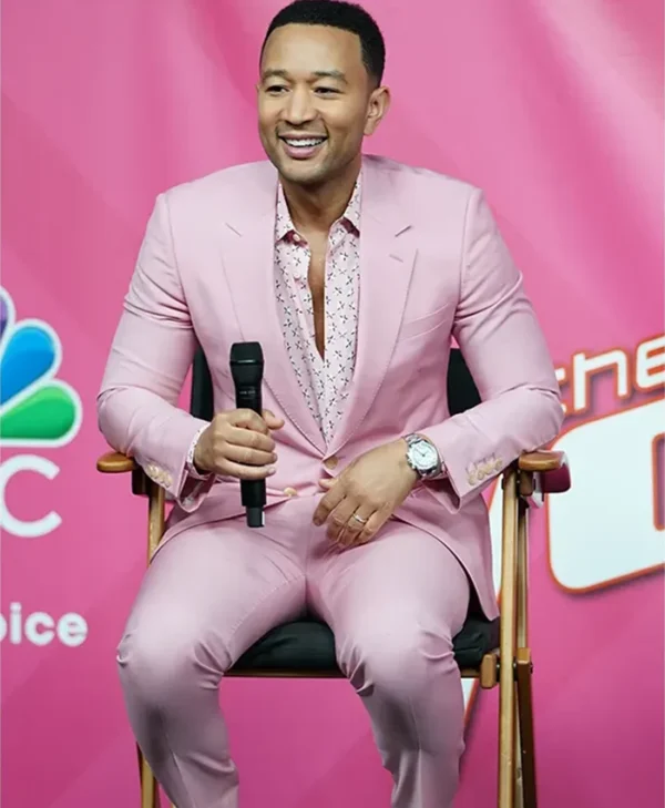 The Voice John Legend Pink Suit