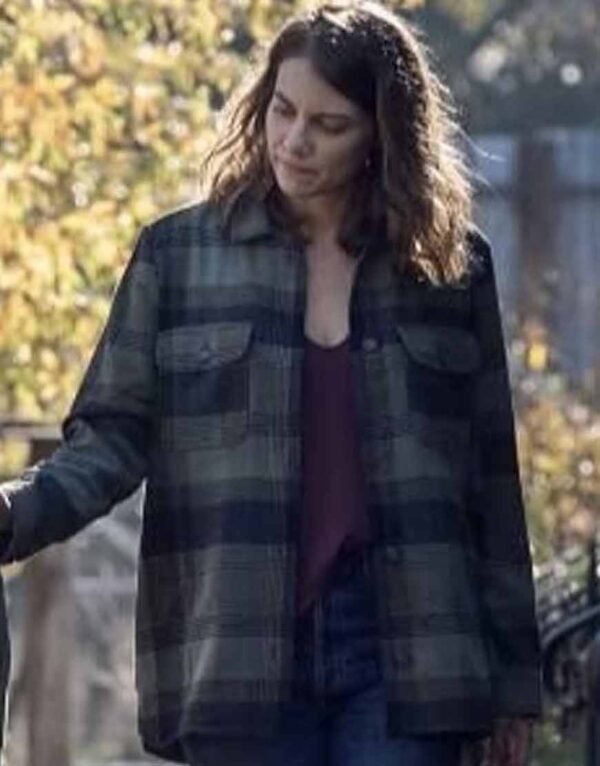 The Walking Dead S10 Lauren Cohan Plaid Flannel Jacket