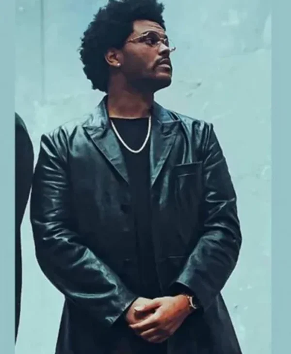 The Weeknd Maluma Hawái Remix Leather Black Jacket