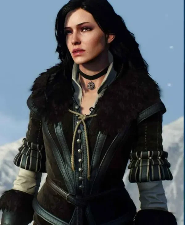 The Witcher S03 Yennefer Black Leather Vest