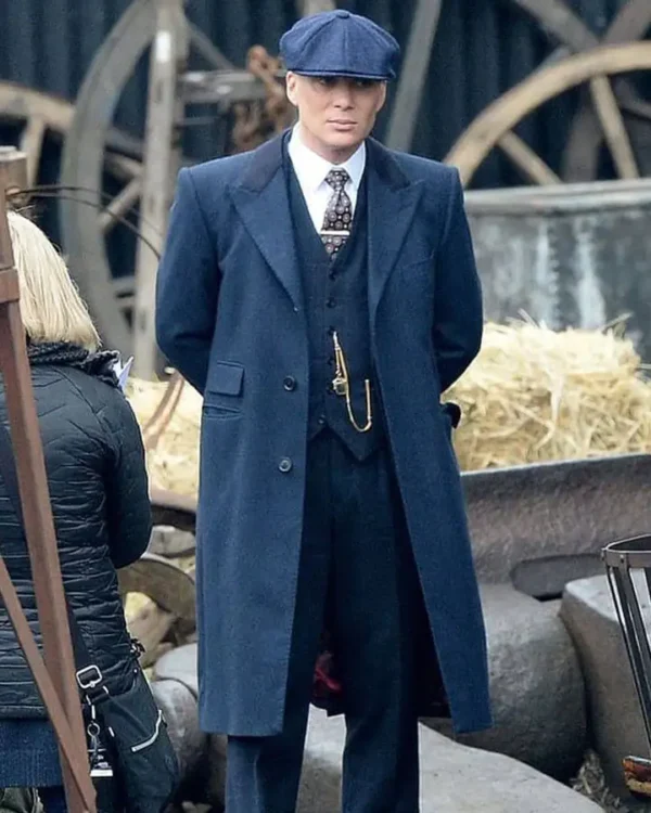 Thomas Shelby Peaky Blinders Suiting Fabric Blue Suit