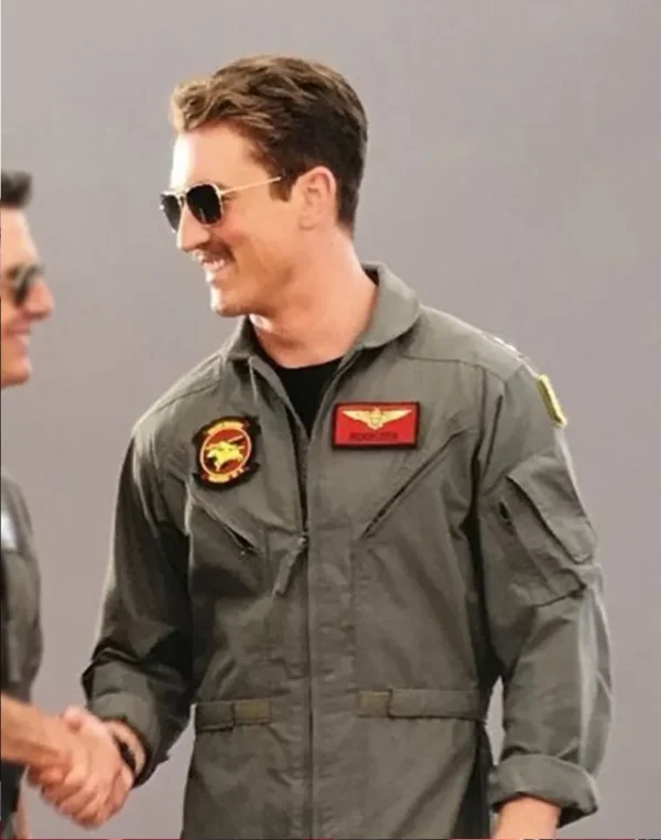 Top Gun Maverick Miles Teller Aviator Pilot Cotton Jacket