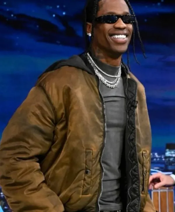 Travis Scott The Tonight Show Bomber Jacket