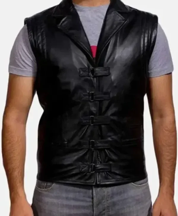 Van Helsing Gabriel Black Leather Vest